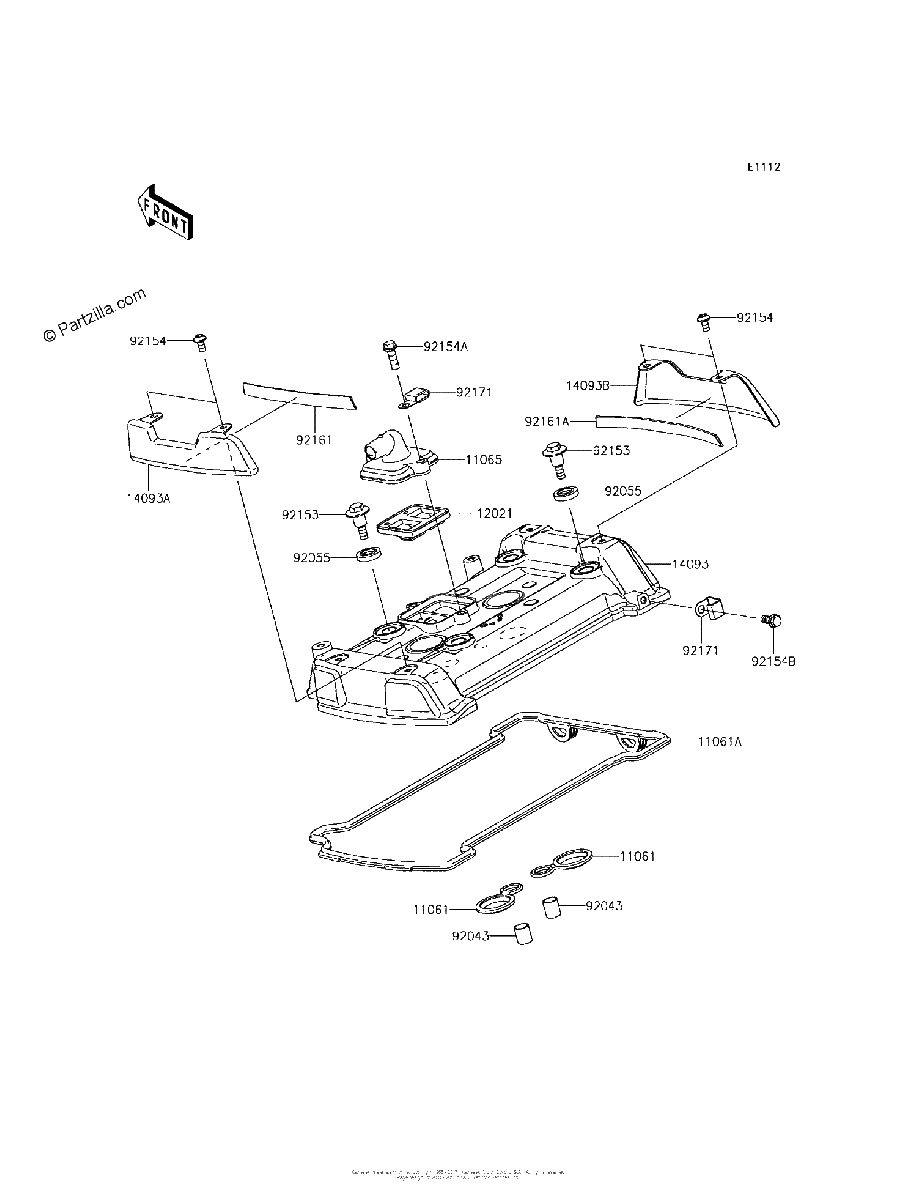 Diagrama de CYLINDER HEAD COVER