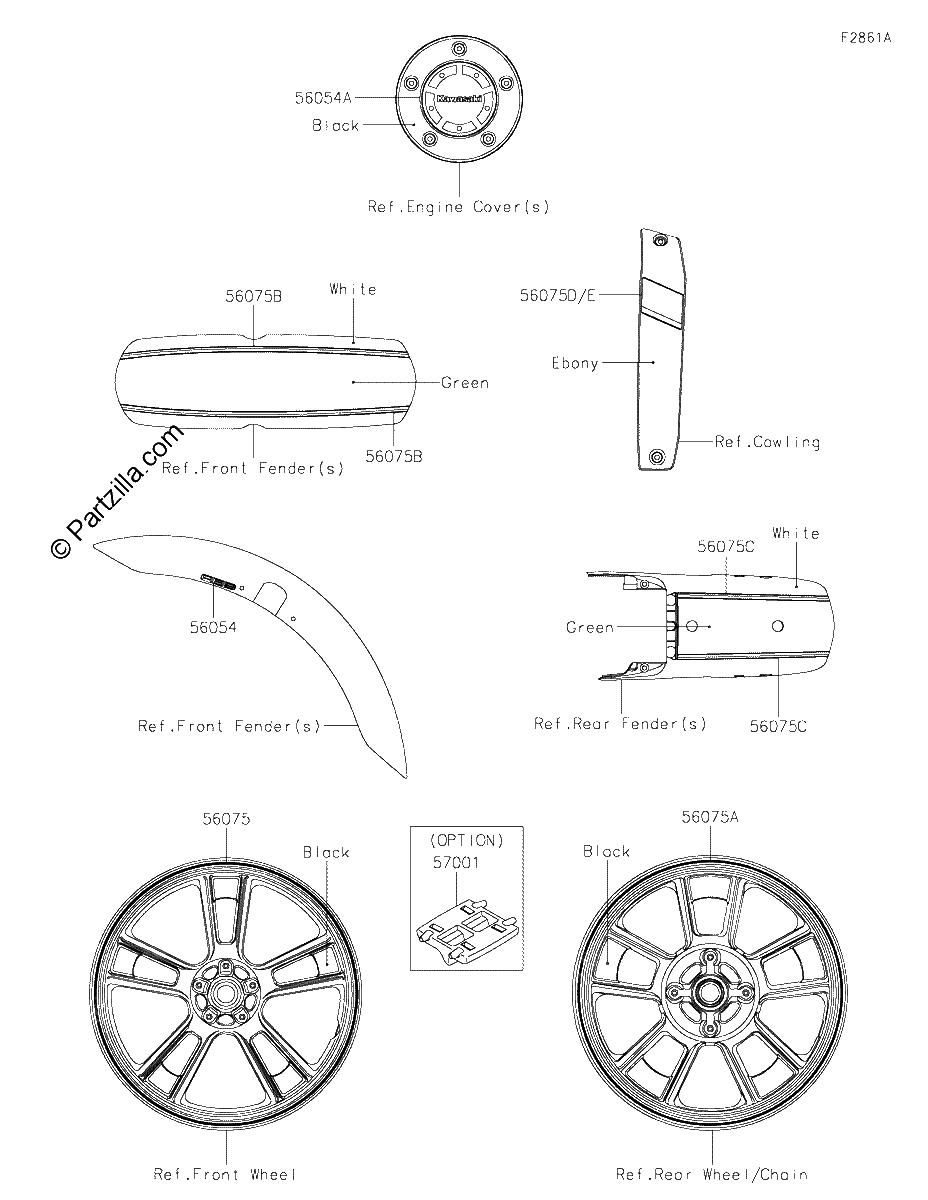 Diagrama de DECALS WHITE
