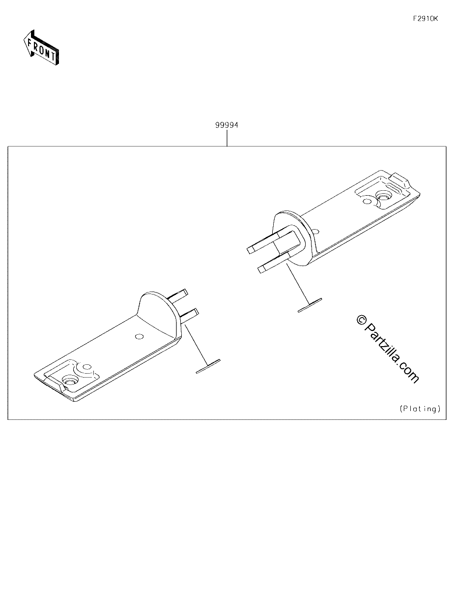 Diagrama de ACCESSORY FOOT PEG