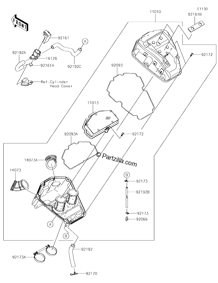 Diagrama de AIR CLEANER