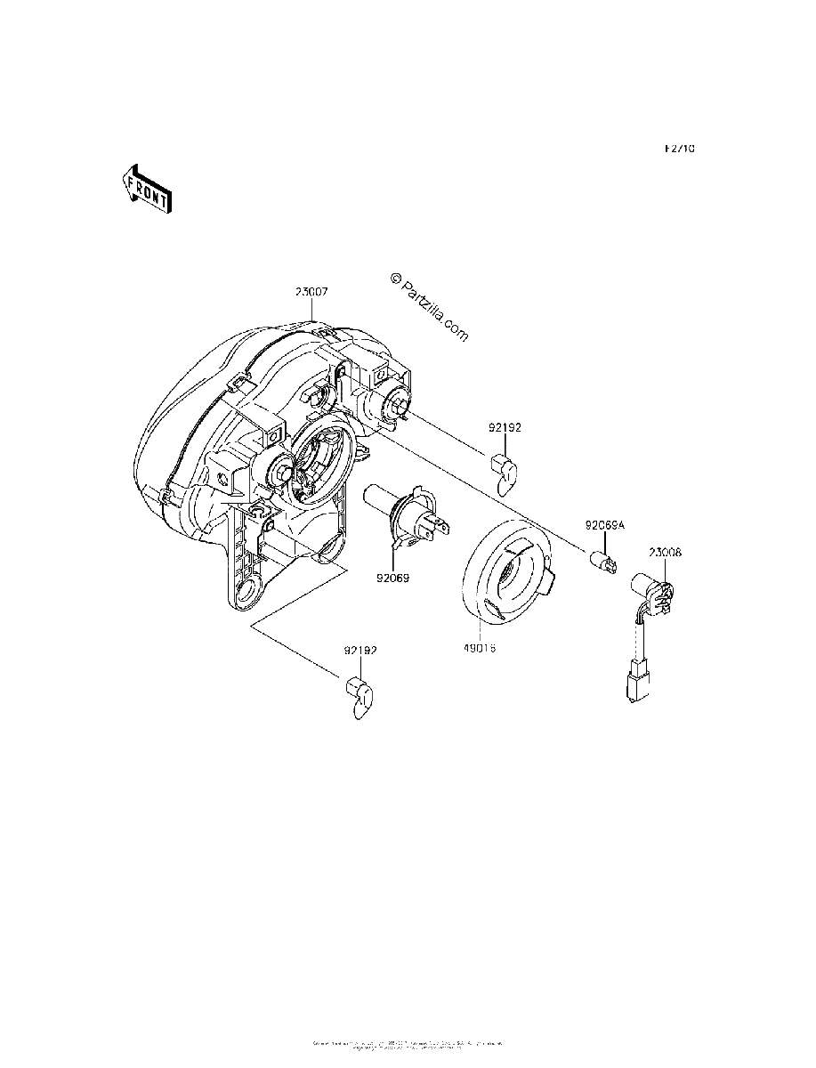 Diagrama de HEADLIGHT S