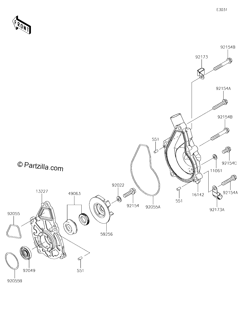 Diagrama de WATER PUMP