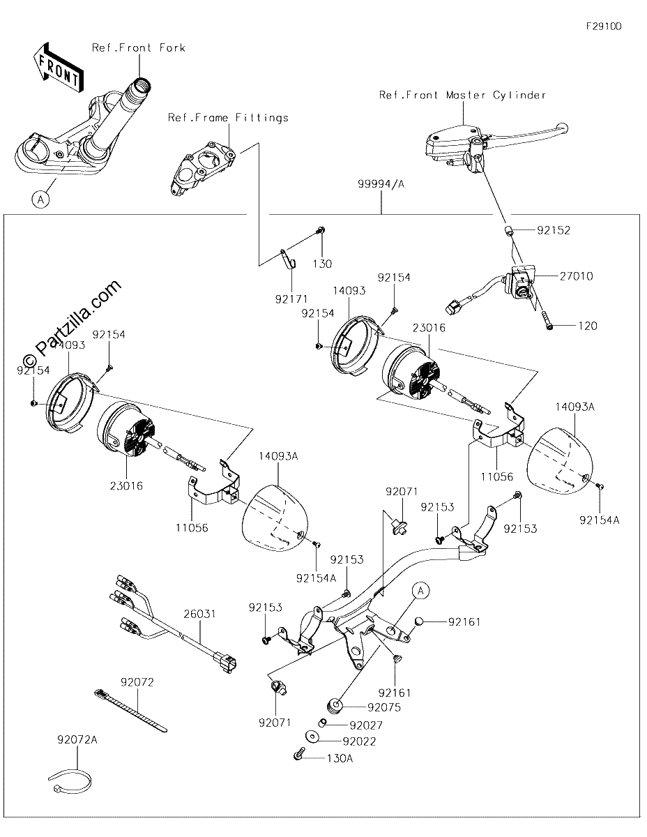Diagrama de ACCESSORY SUB LAMP
