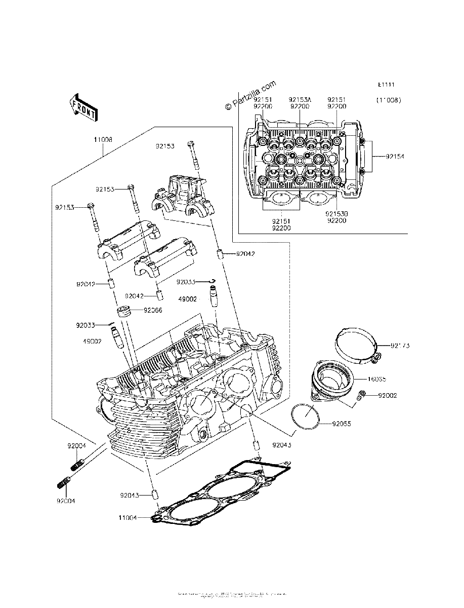 Diagrama de CYLINDER HEAD