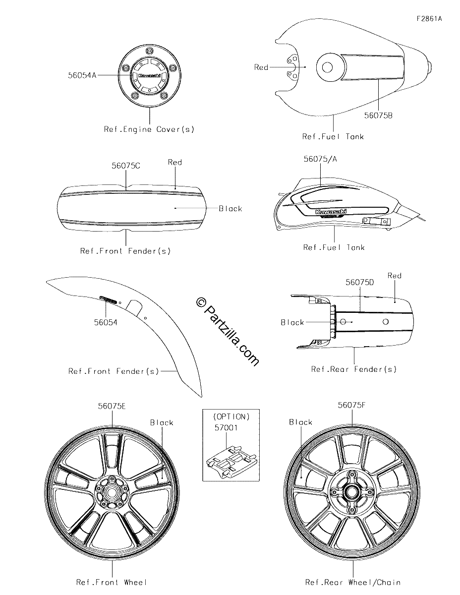 Diagrama de DECALS RED DHFA