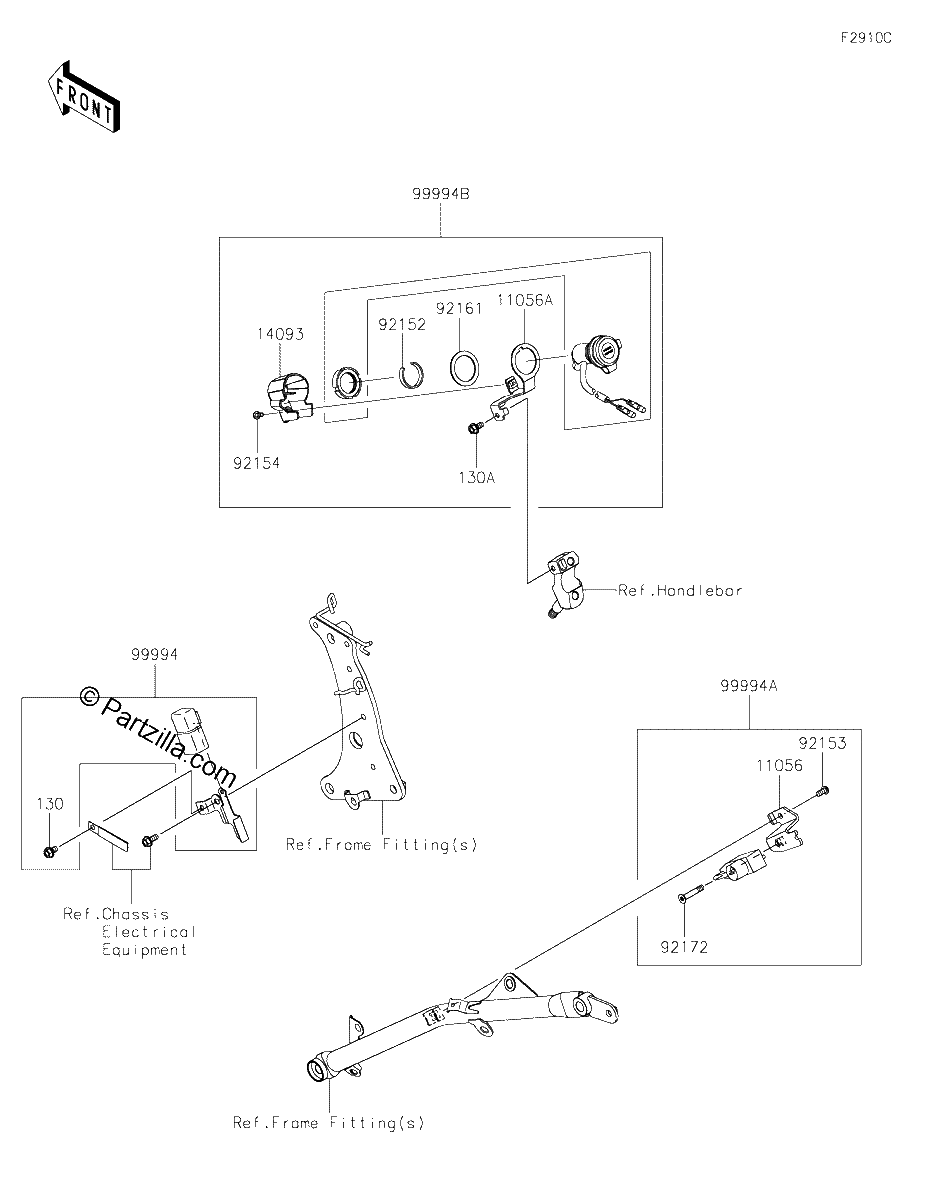 Diagrama de ACCESSORY HELMET LOCK ETC