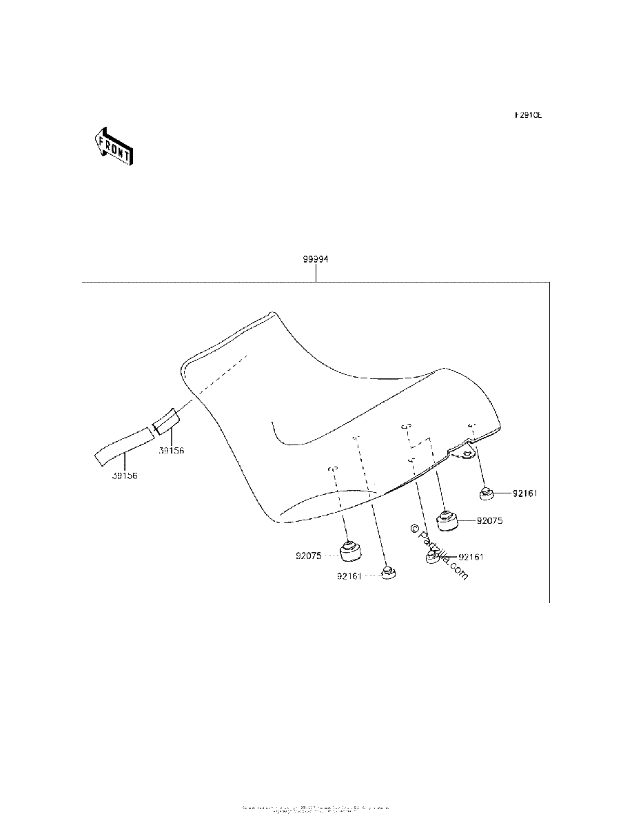 Diagrama de ACCESSORY REDUCED REACH SEAT