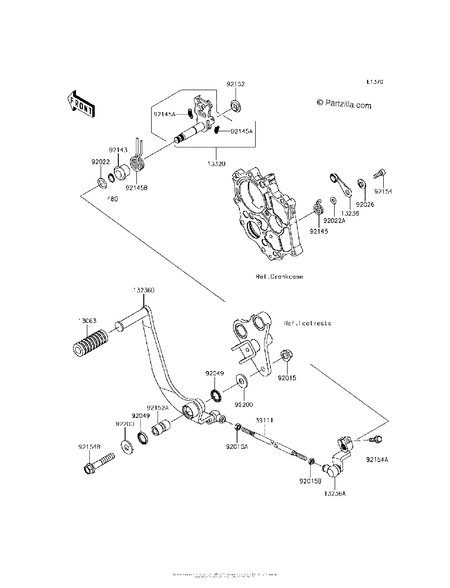 Diagrama de GEAR CHANGE MECHANISM
