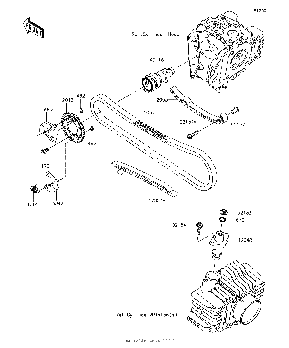 Diagrama de CAMSHAFT S TENSIONER