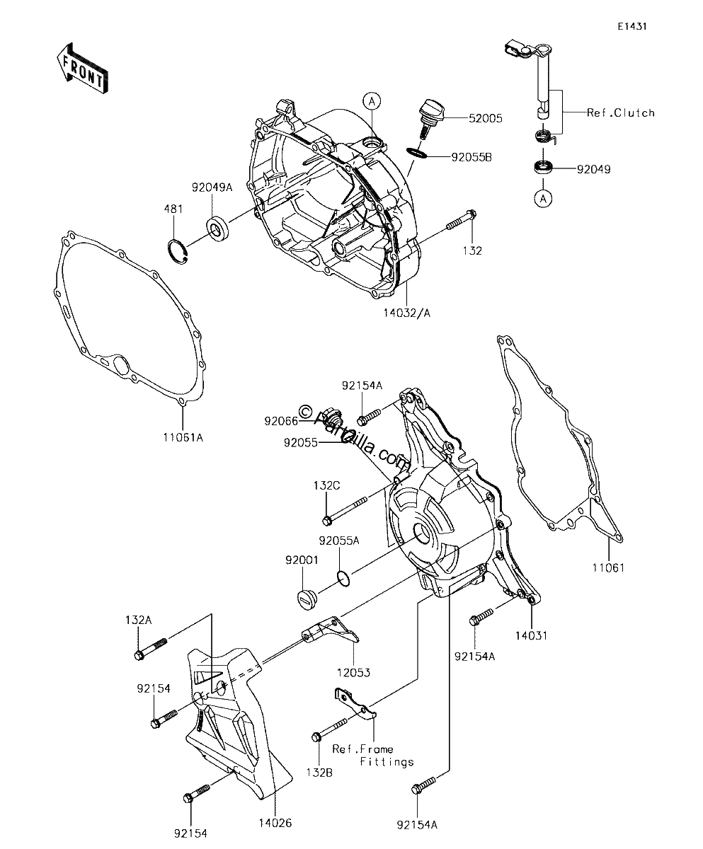 Diagrama de ENGINE COVER S