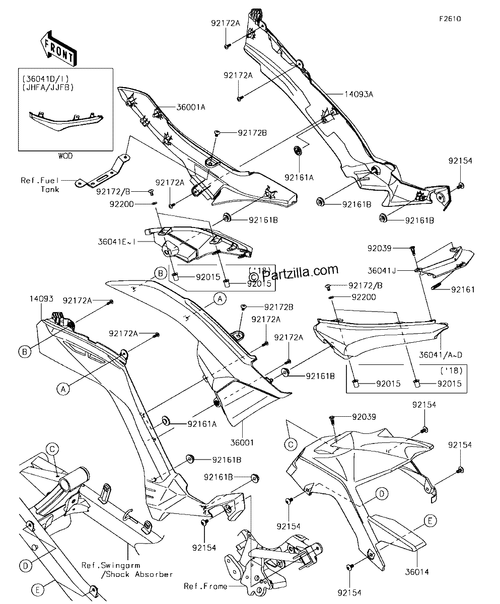 Diagrama de SIDE COVERS CHAIN COVER