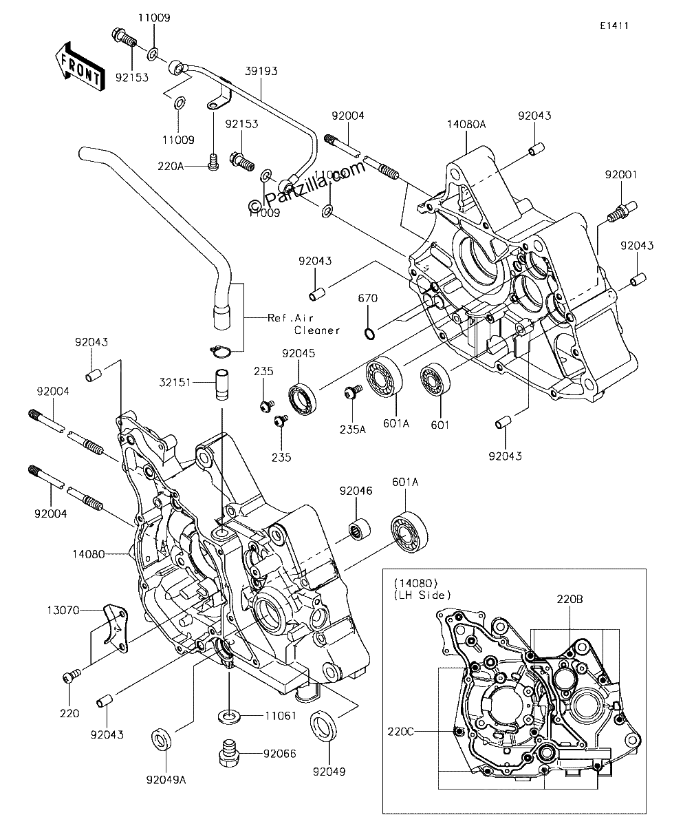 Diagrama de CRANKCASE