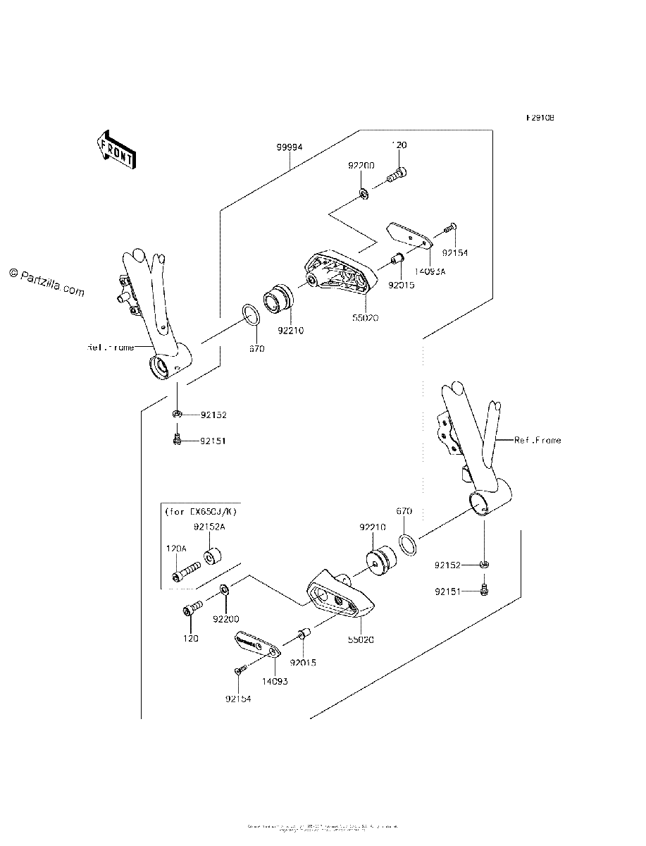 Diagrama de ACCESSORY FRAME SLIDER