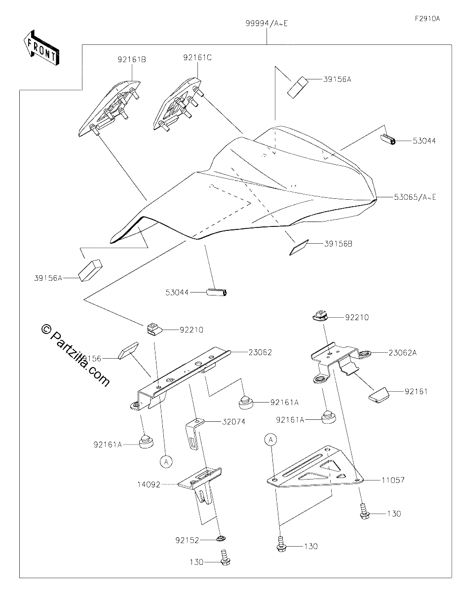 Diagrama de ACCESSORY SINGLE SEAT COVER