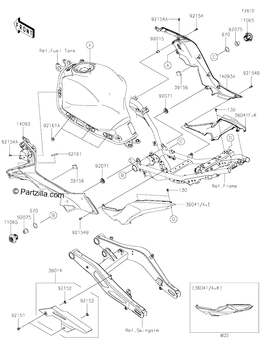 Diagrama de SIDE COVERS CHAIN COVER