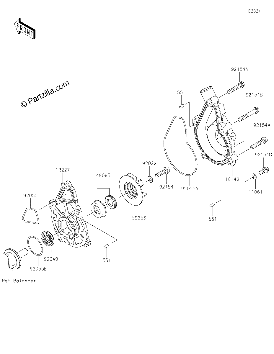 Diagrama de WATER PUMP