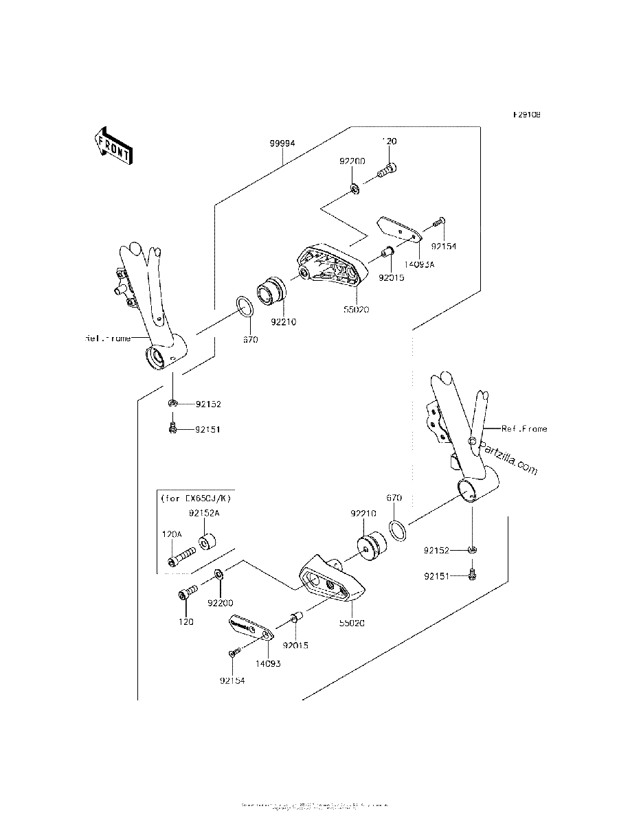 Diagrama de ACCESSORY FRAME SLIDER