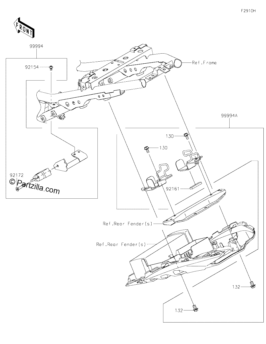 Diagrama de ACCESSORY U LOCK BRACKET ETC