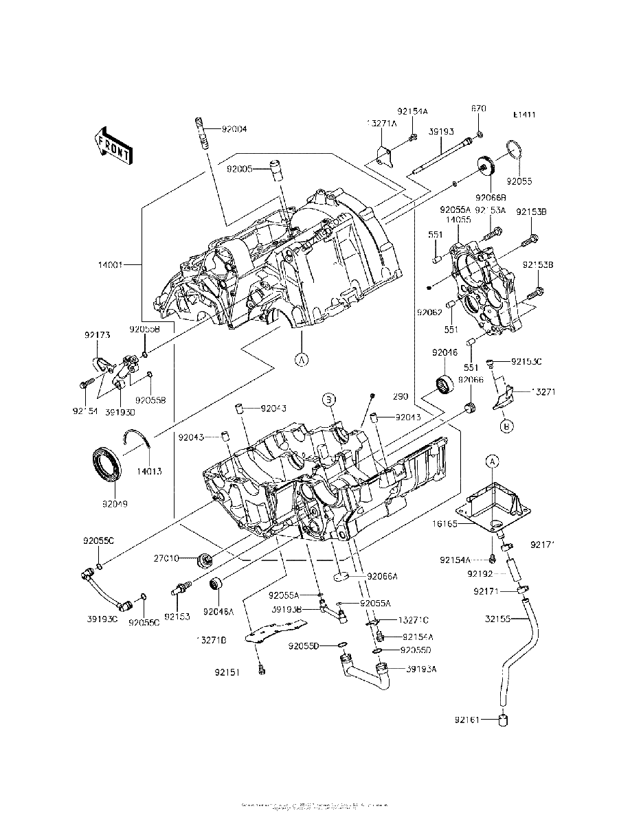 Diagrama de CRANKCASE