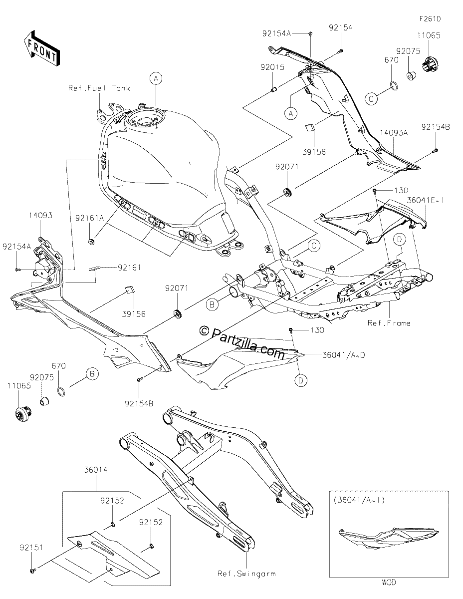 Diagrama de SIDE COVERS CHAIN COVER