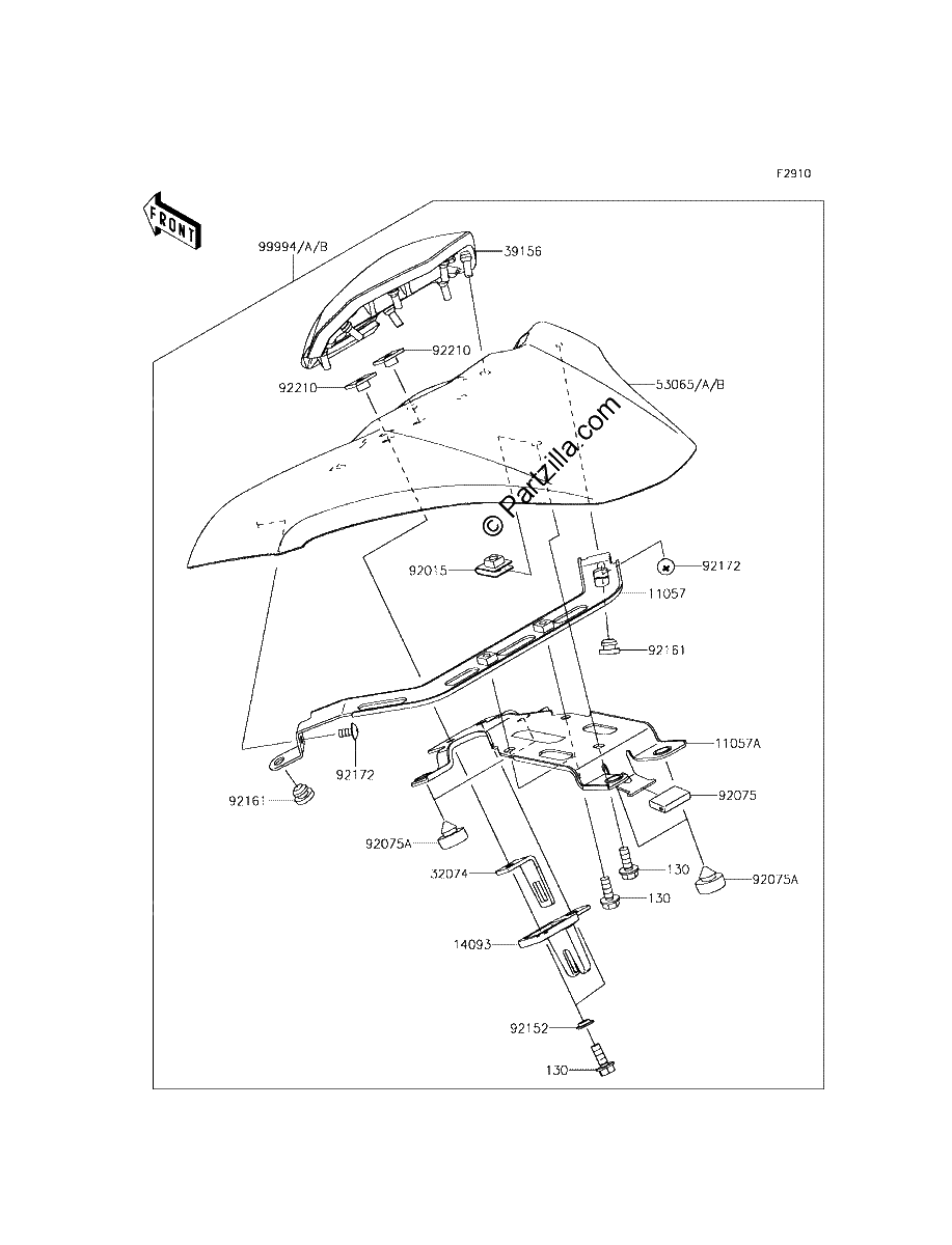 Diagrama de ACCESSORY SINGLE SEAT COVER