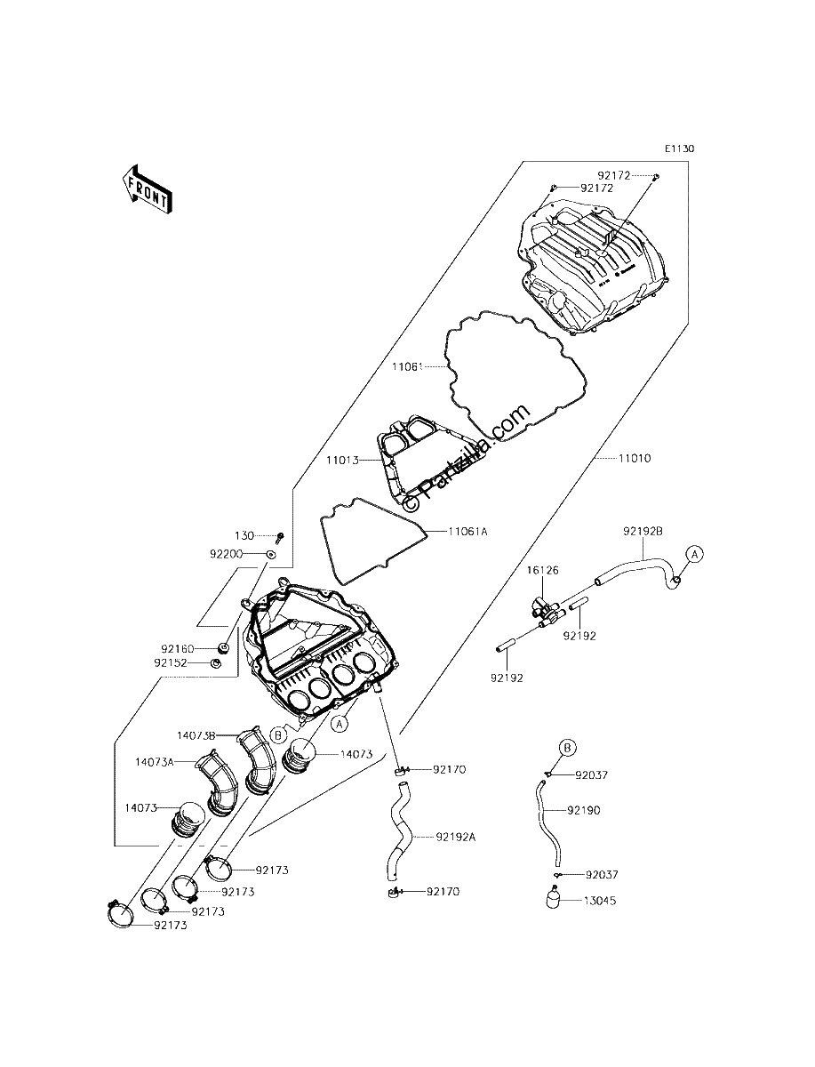 Diagrama de AIR CLEANER