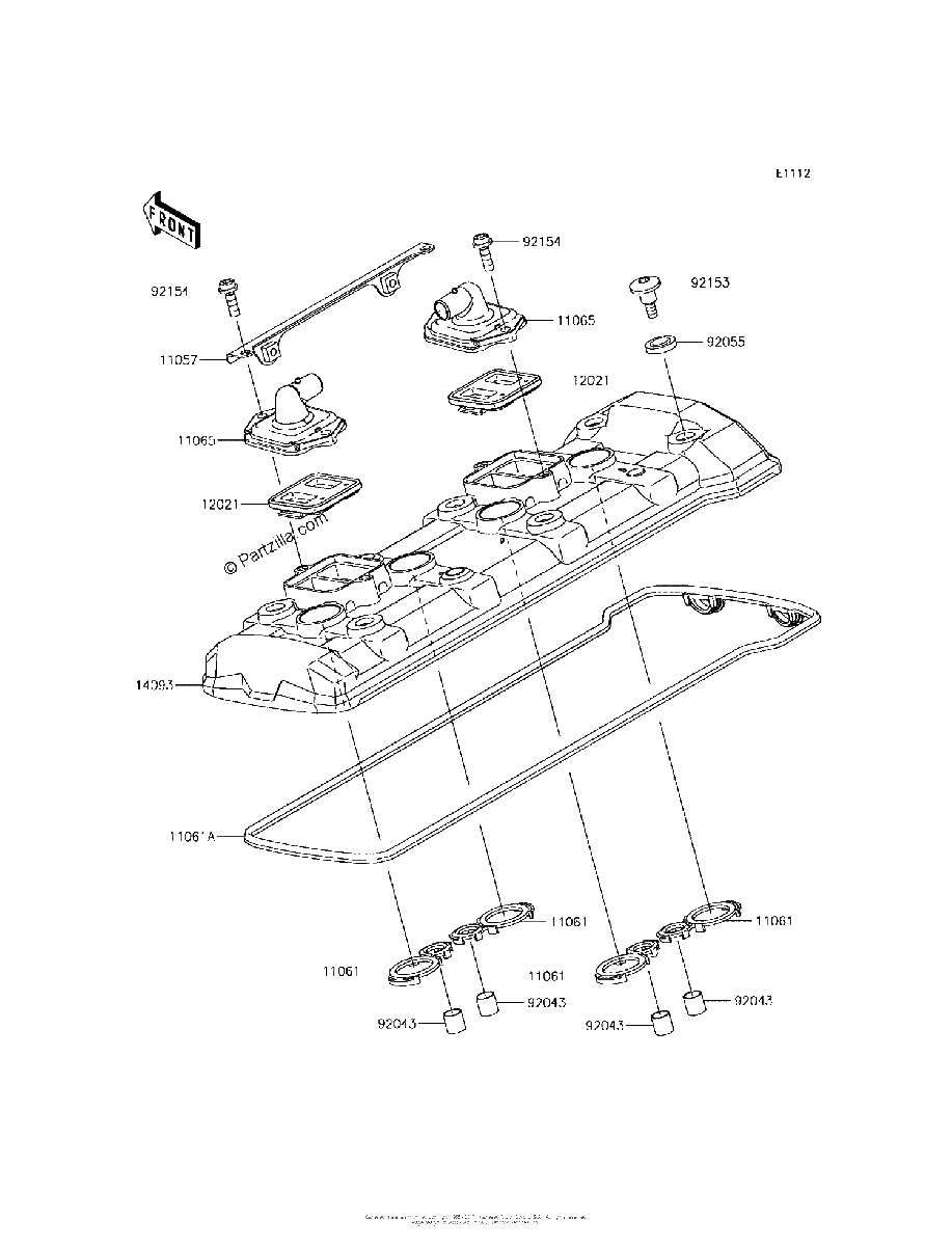Diagrama de CYLINDER HEAD COVER