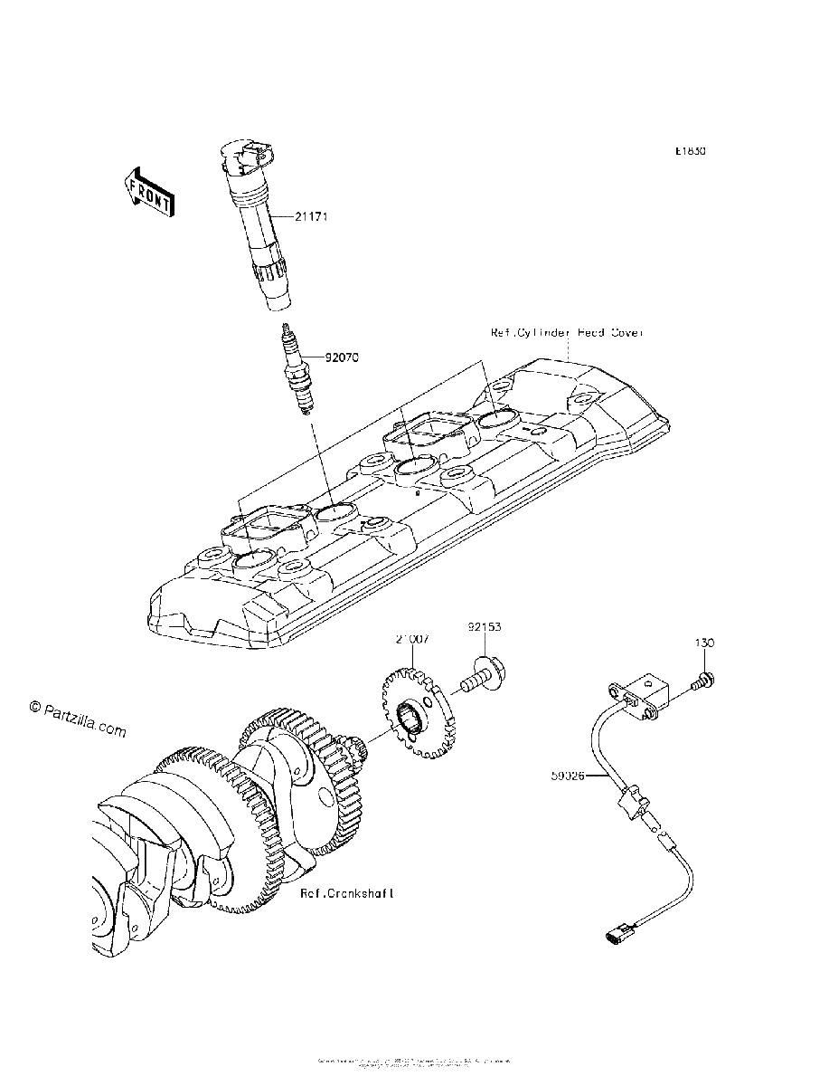 Diagrama de IGNITION SYSTEM