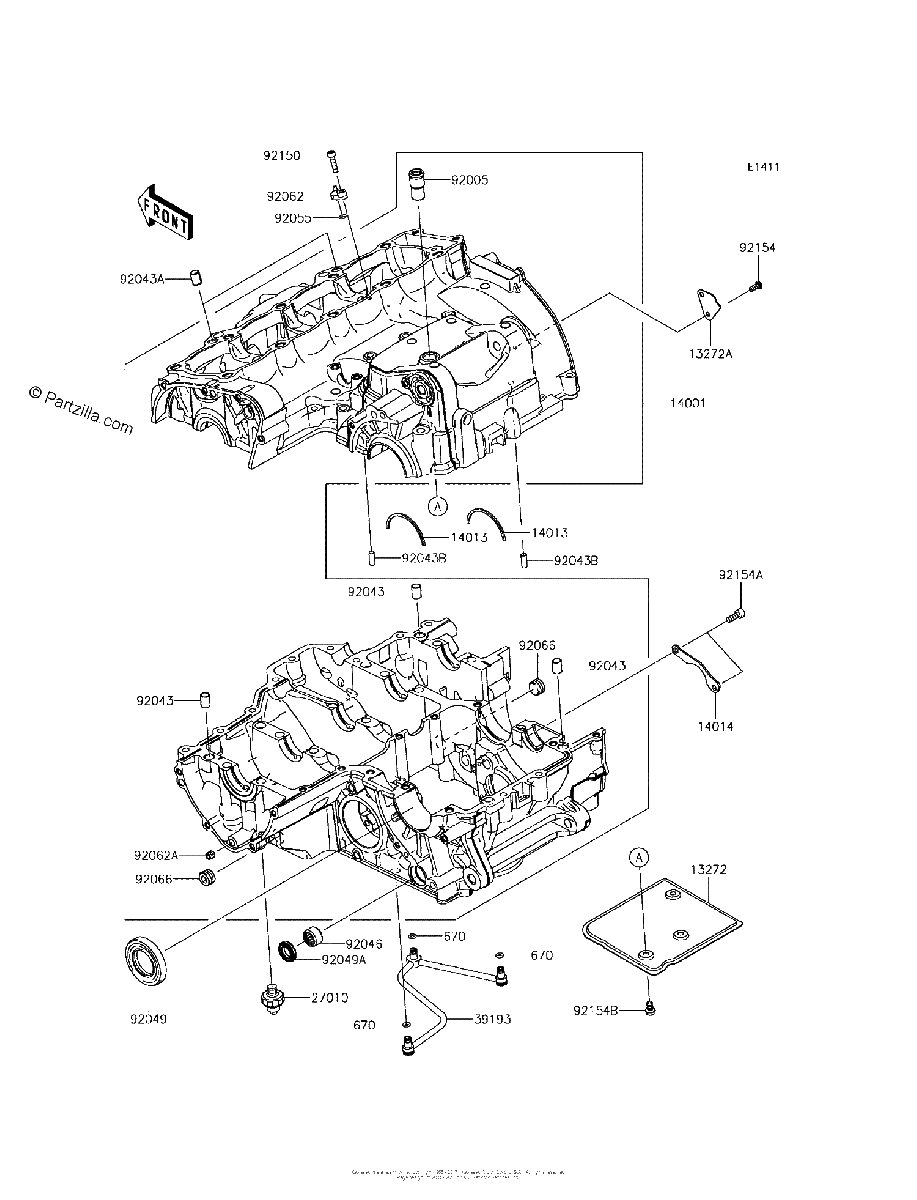 Diagrama de CRANKCASE