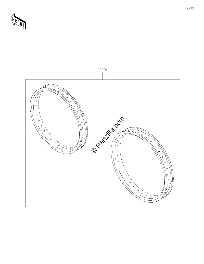 Diagrama de ACCESSORY RIM AJF AKF