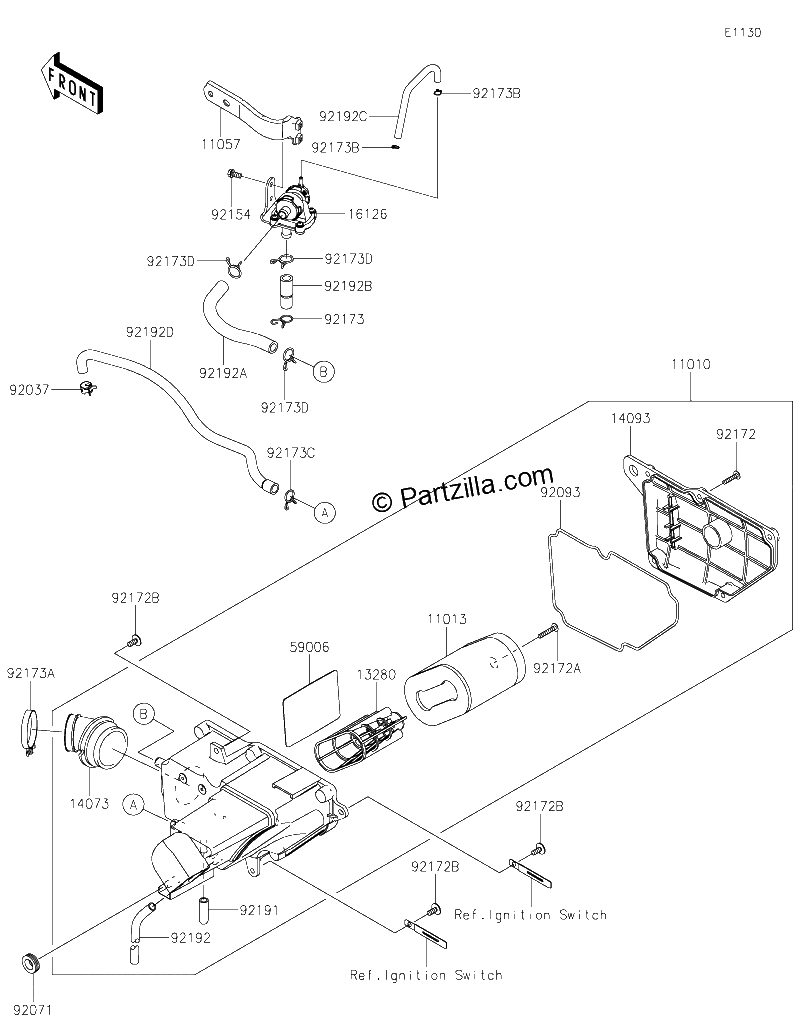 Diagrama de AIR CLEANER
