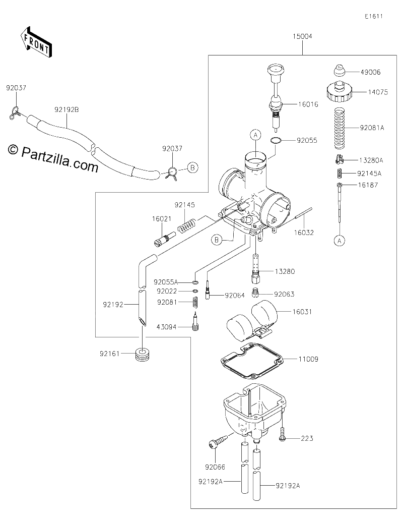 Diagrama de CARBURETOR
