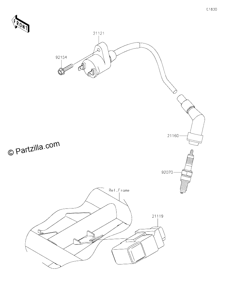 Diagrama de IGNITION SYSTEM