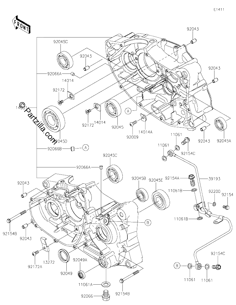 Diagrama de CRANKCASE