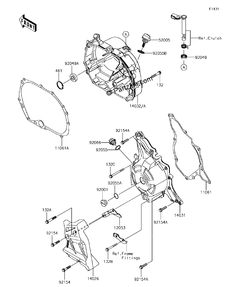 Diagrama de ENGINE COVER S