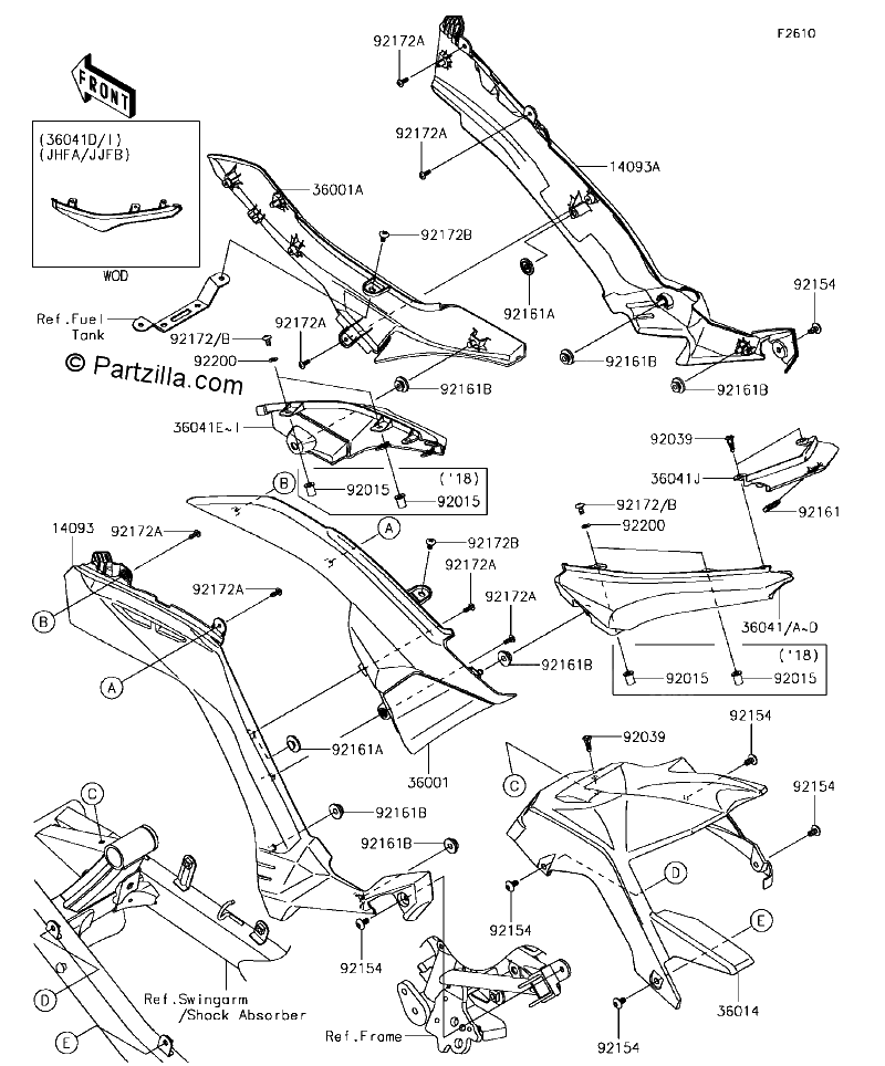Diagrama de SIDE COVERS CHAIN COVER