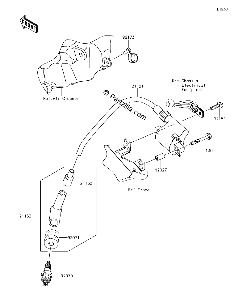 Diagrama de IGNITION SYSTEM