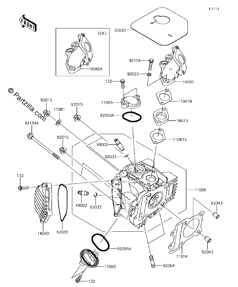 Diagrama de CYLINDER HEAD