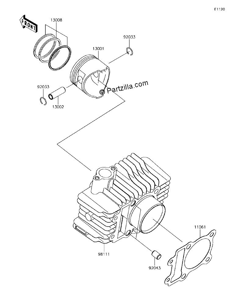 Diagrama de CYLINDER PISTON S