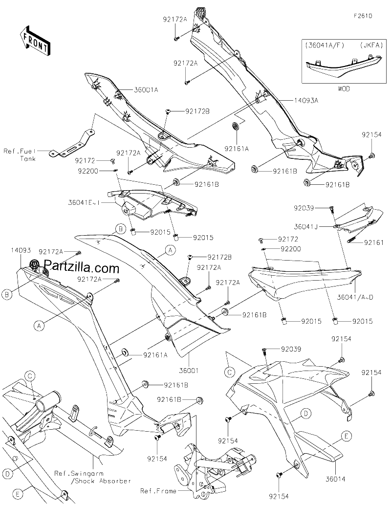 Diagrama de SIDE COVERS CHAIN COVER