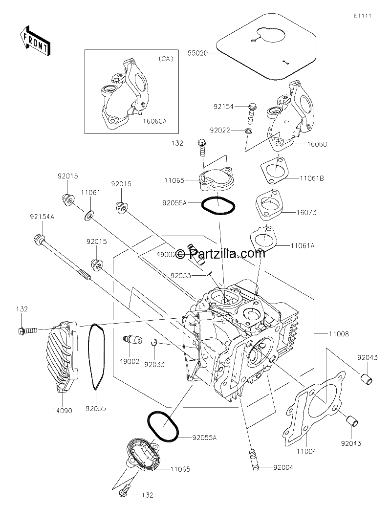 Diagrama de CYLINDER HEAD