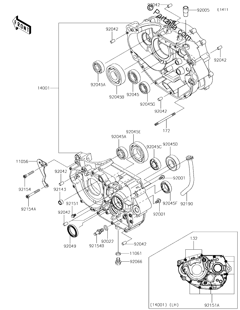 Diagrama de CRANKCASE