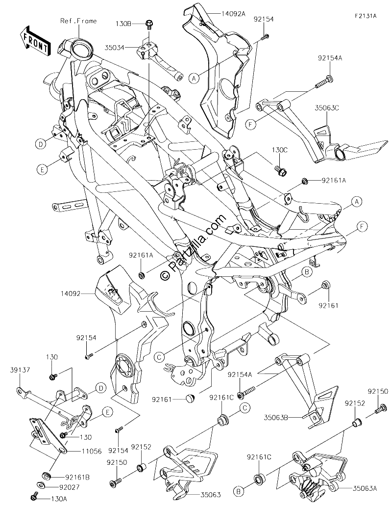 Diagrama de FRAME FITTINGS FGF FJF