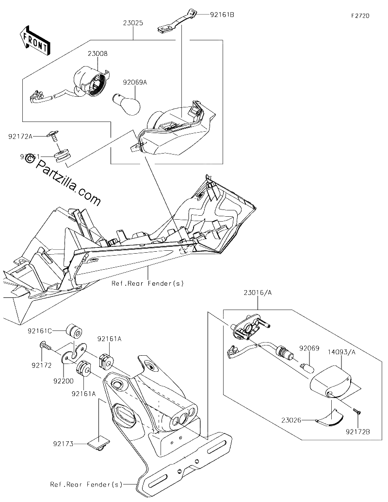 Diagrama de TAILLIGHT S