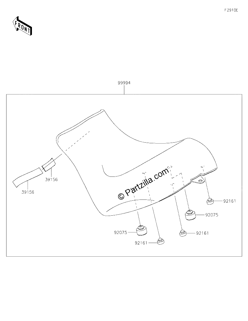 Diagrama de ACCESSORY REDUCED REACH SEAT