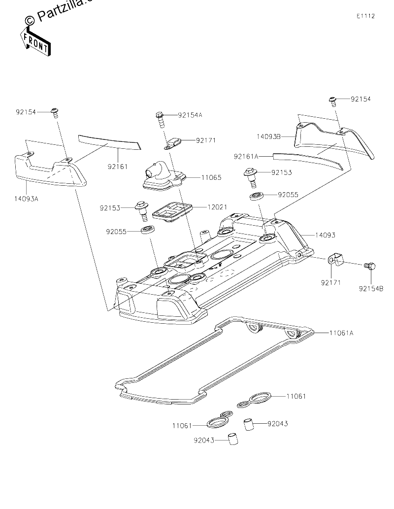 Diagrama de CYLINDER HEAD COVER