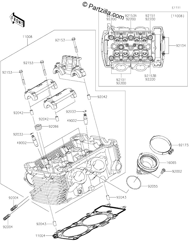 Diagrama de CYLINDER HEAD