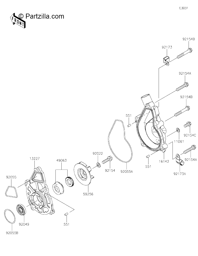 Diagrama de WATER PUMP