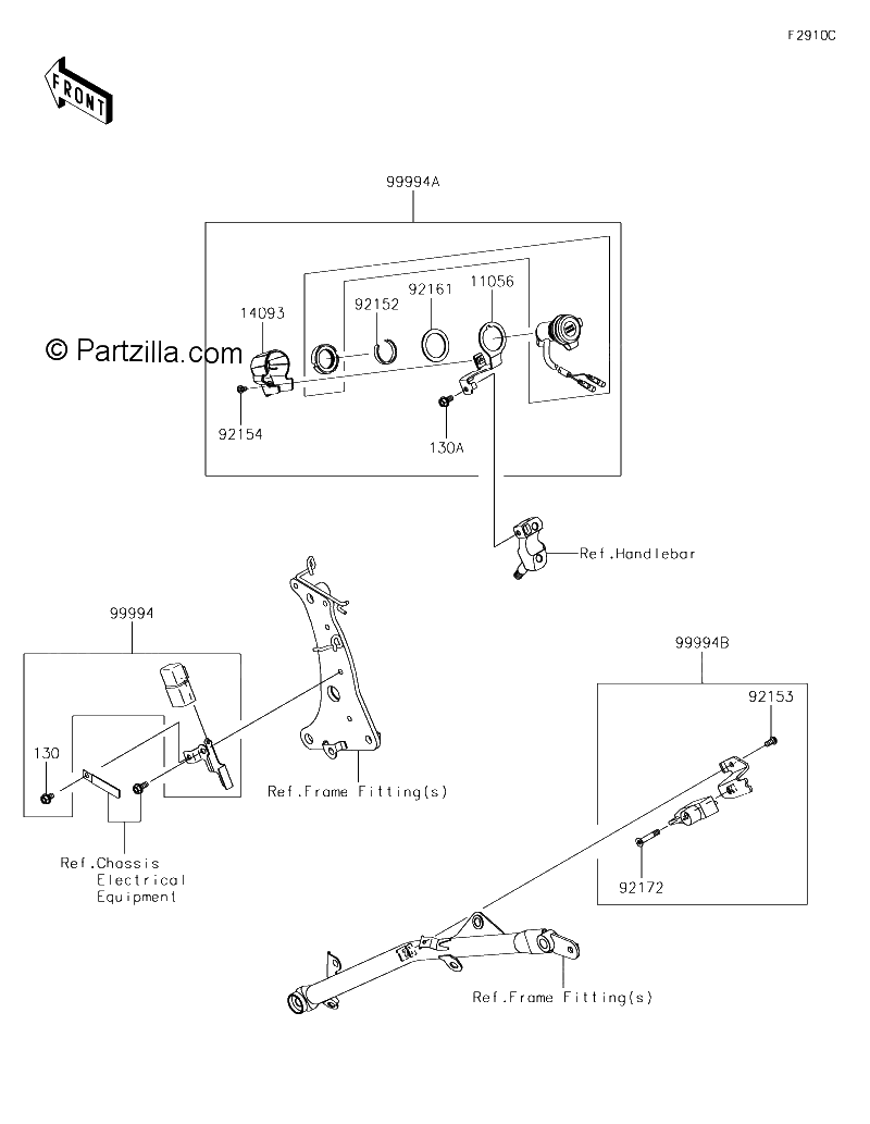 Diagrama de ACCESSORY HELMET LOCK ETC