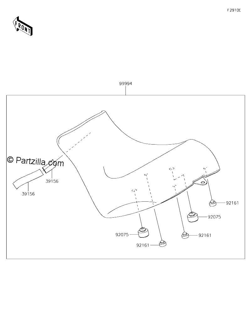 Diagrama de ACCESSORY REDUCED REACH SEAT